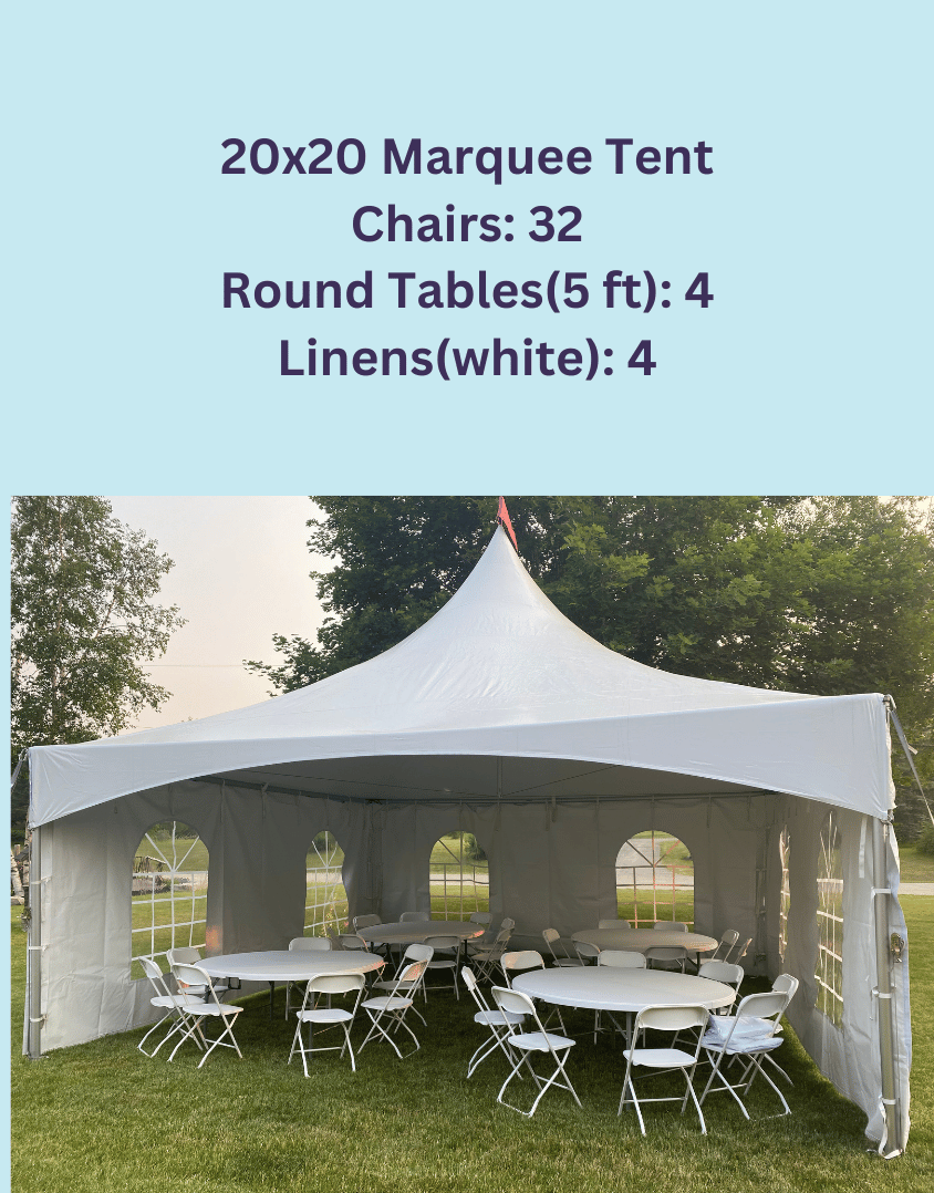 32 People Party Package rental in Oshawa Durham and Toronto Party and Event Rentals The